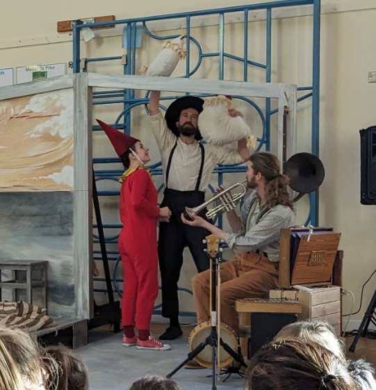 On Tuesday 5th March 2024, Bream CofE The Farmer and the Clown!